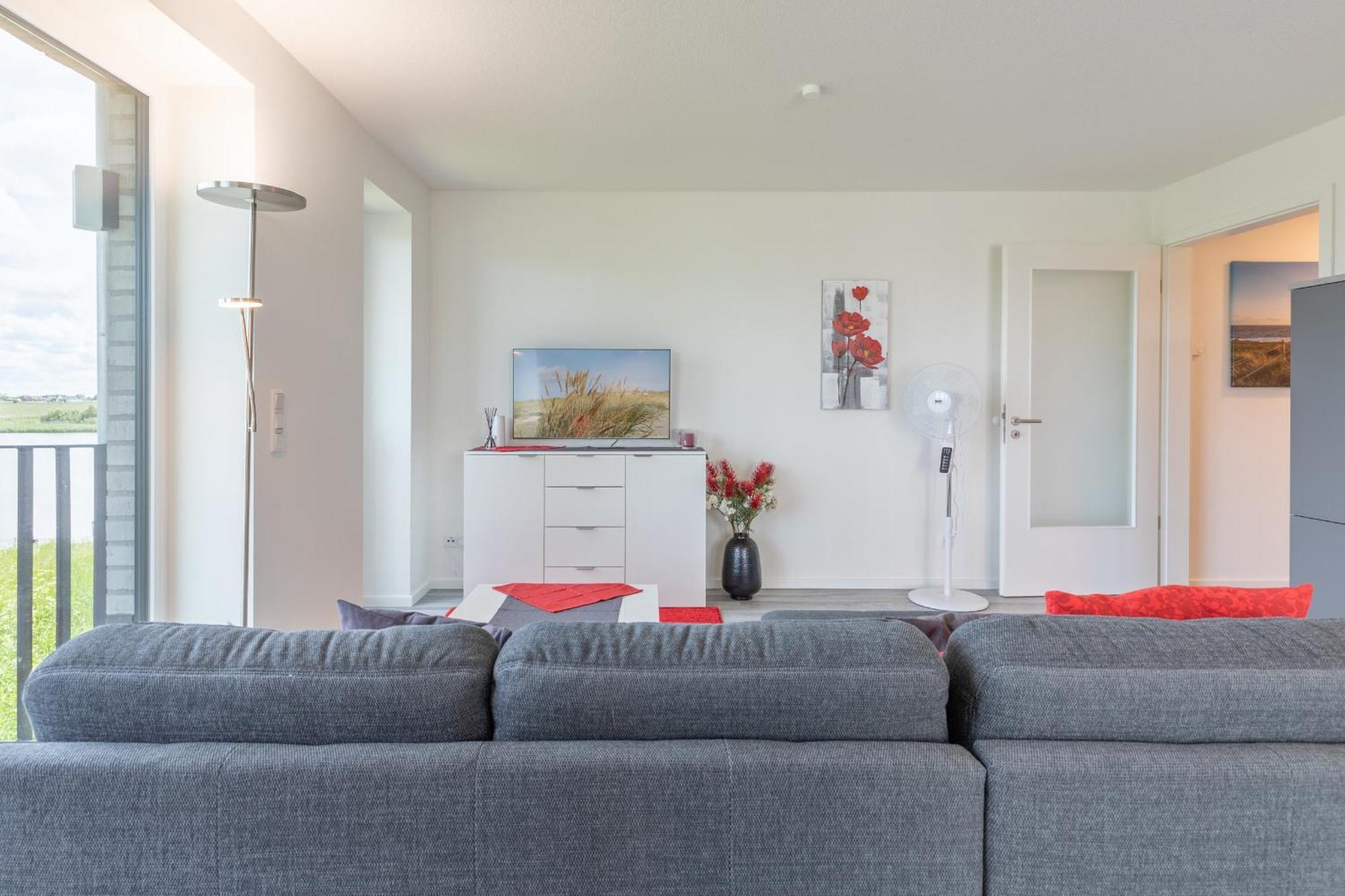 Auszeit Am Deich Apartment Nordstrand Bagian luar foto